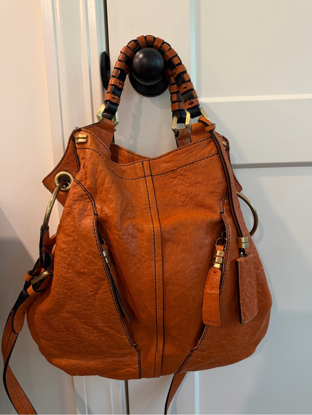 Oryany Orange Leather purse